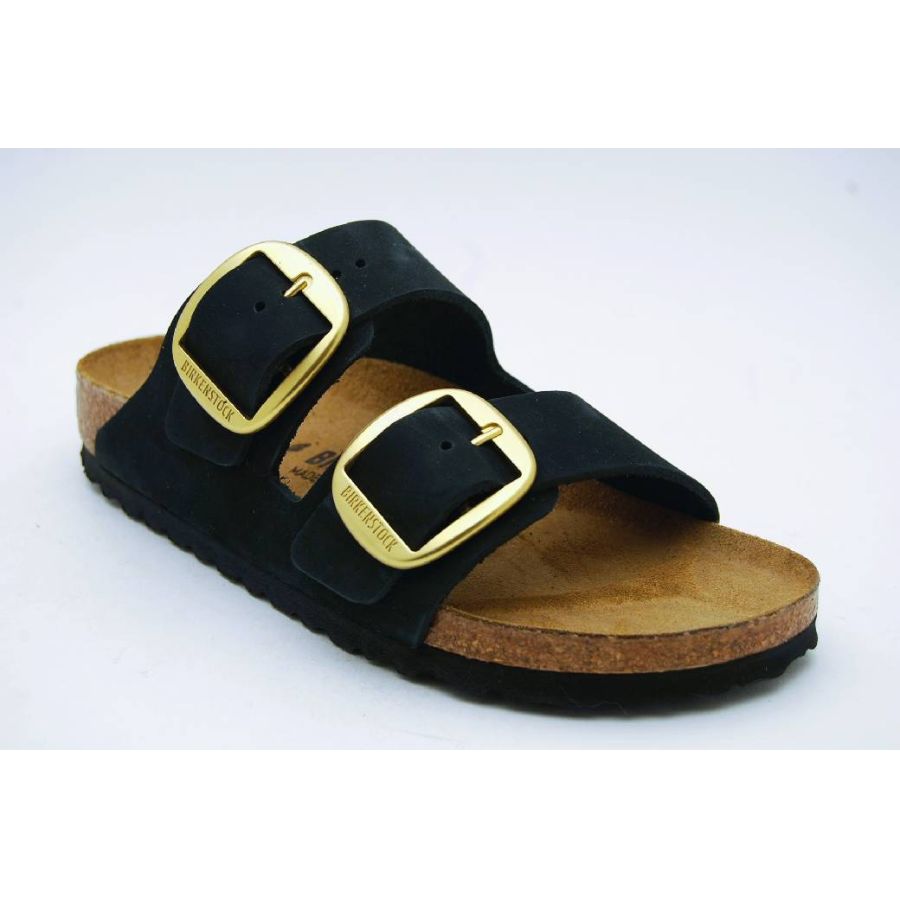 BIRKENSTOCK svart BIG BUCKLE