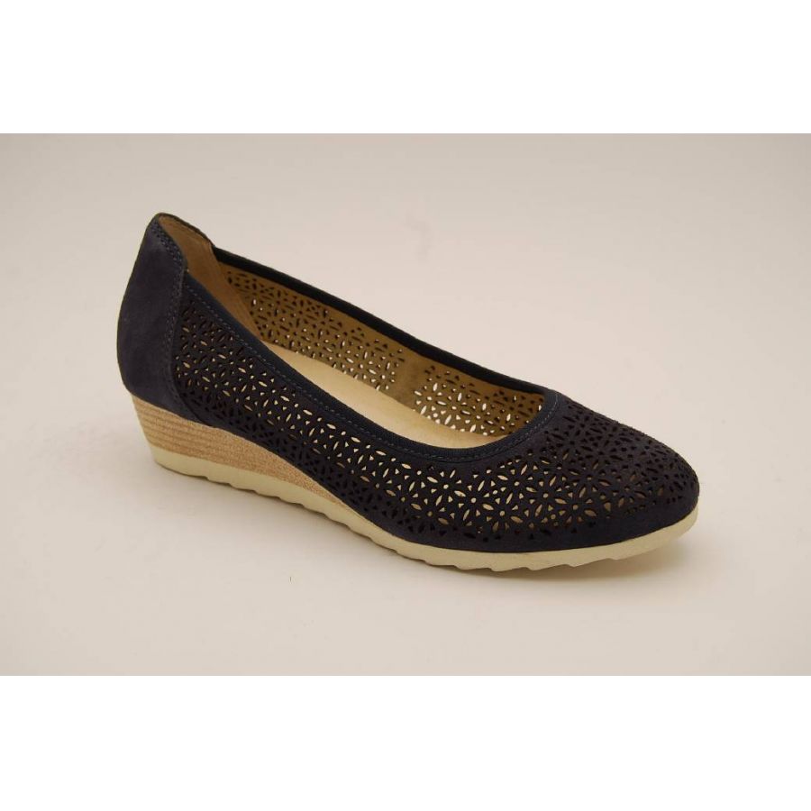 CAPRICE navy kil ballerina