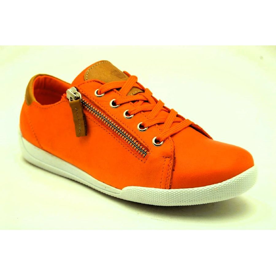 CHARLOTTE orange/brandy sneaker