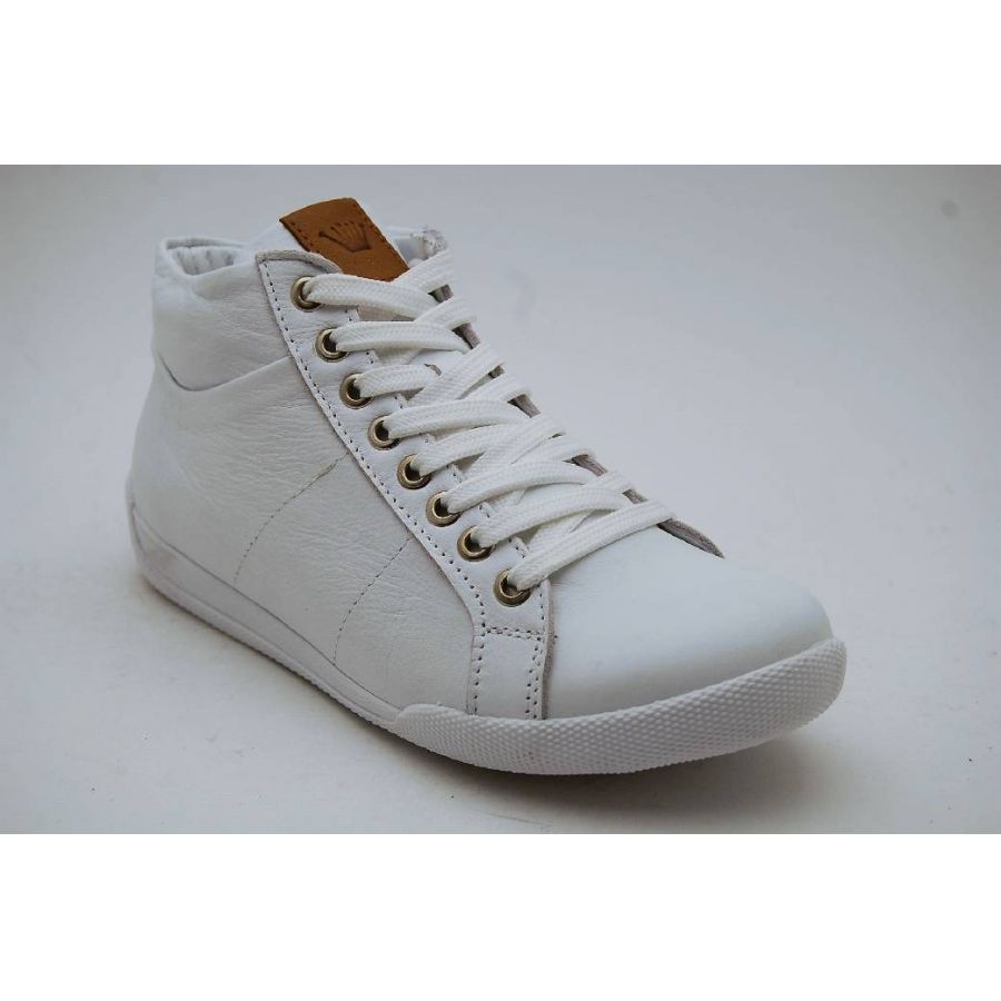 CHARLOTTE vit high sneaker