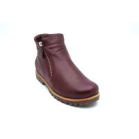 CHARLOTTE bordeaux boots dragkedja