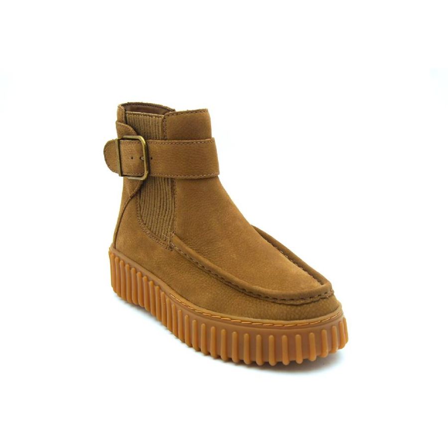 CLARKS beige TORHILL BUCKLE