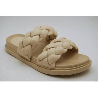 DUFFY beige slipin flätad