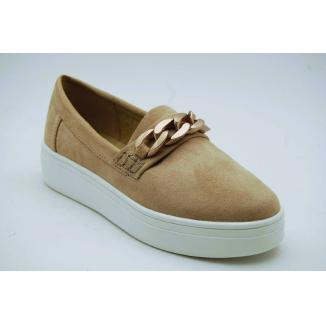 DUFFY beige slipon kedja