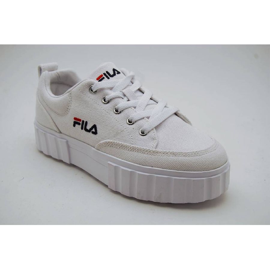 FILA vit SANDBLAST tygsko