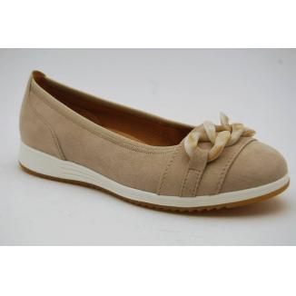 GABOR beige ballerina kedja