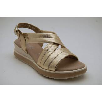 GABOR metallic sandal bred läst