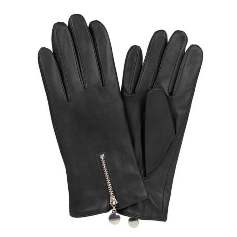 HK svart LADIES GLOVE ZIP