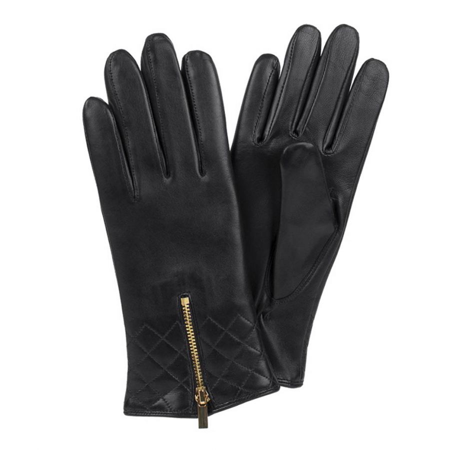 HK svart LADIES GLOVE ZIP