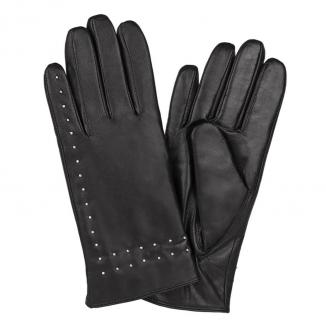 HK svart LADIES GLOVE SILVER