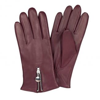 LADIES GLOVE HAIRSHEEP ZIP