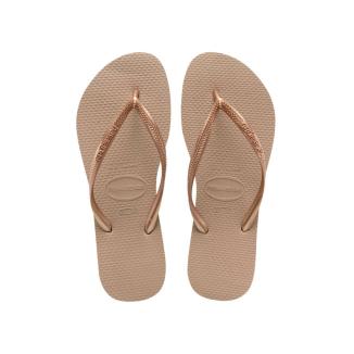 HAVAIANAS rosegold SLIM LOGO