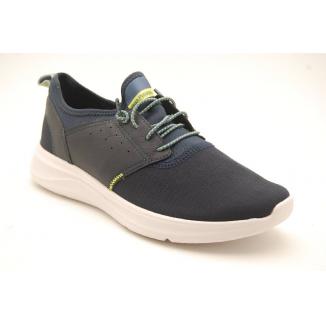 HUSH PUPPIES navy ELEVATE BUNG