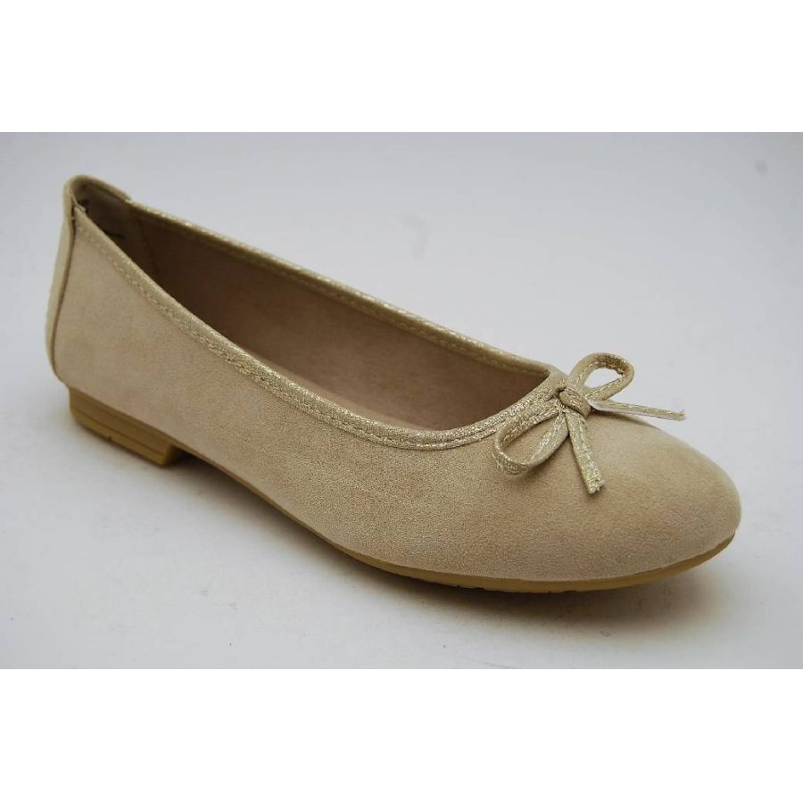 JANA beige ballerina rosett