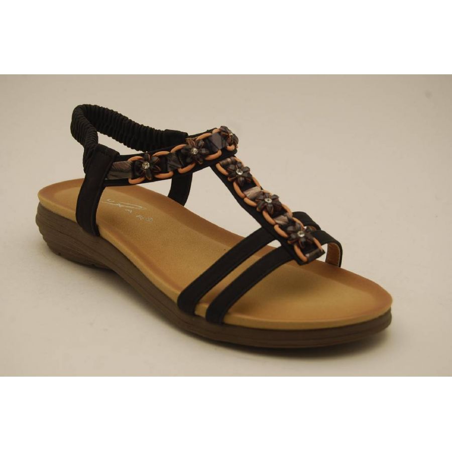 LUNAR svart DELORES sandal