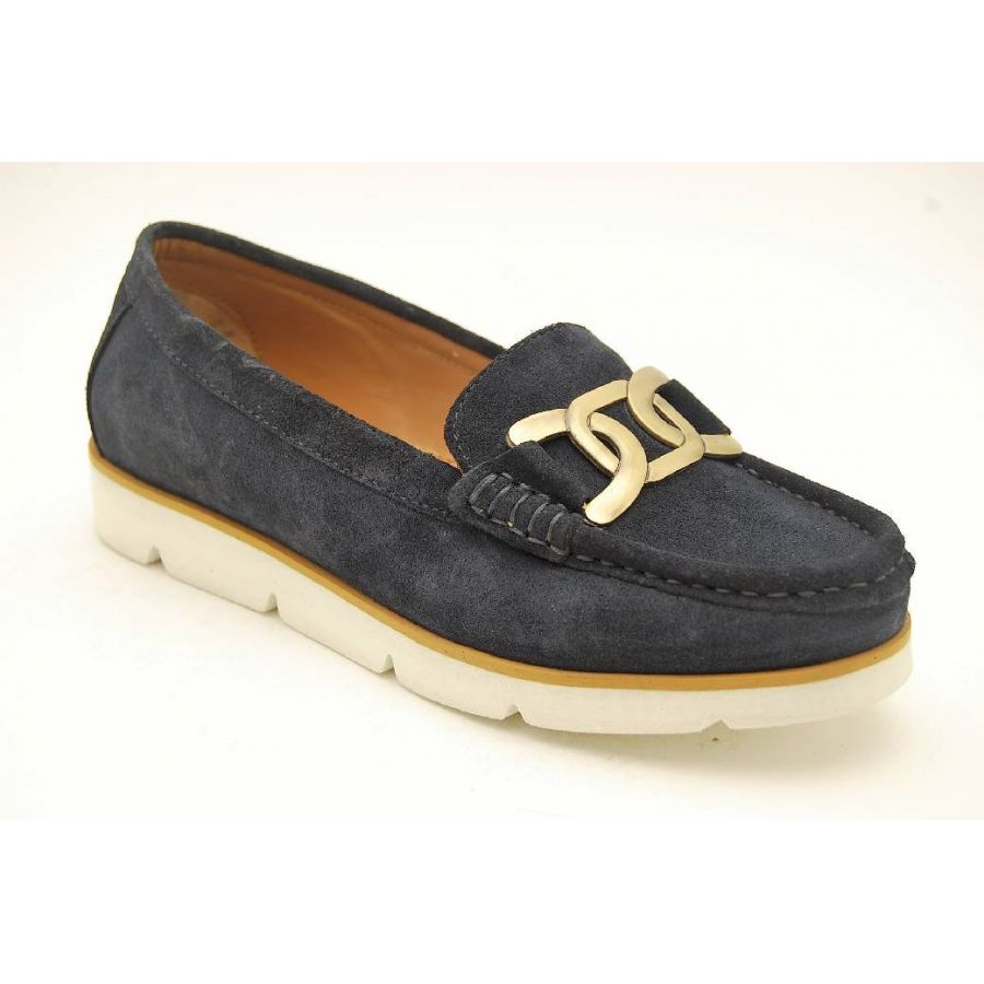 PARK WEST navy loafer