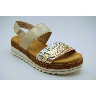 REMONTE beige/multi sandal