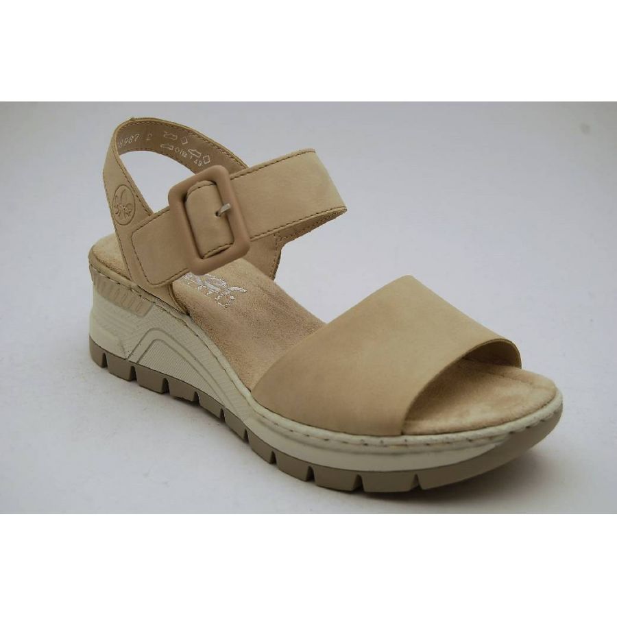 RIEKER beige sandalett