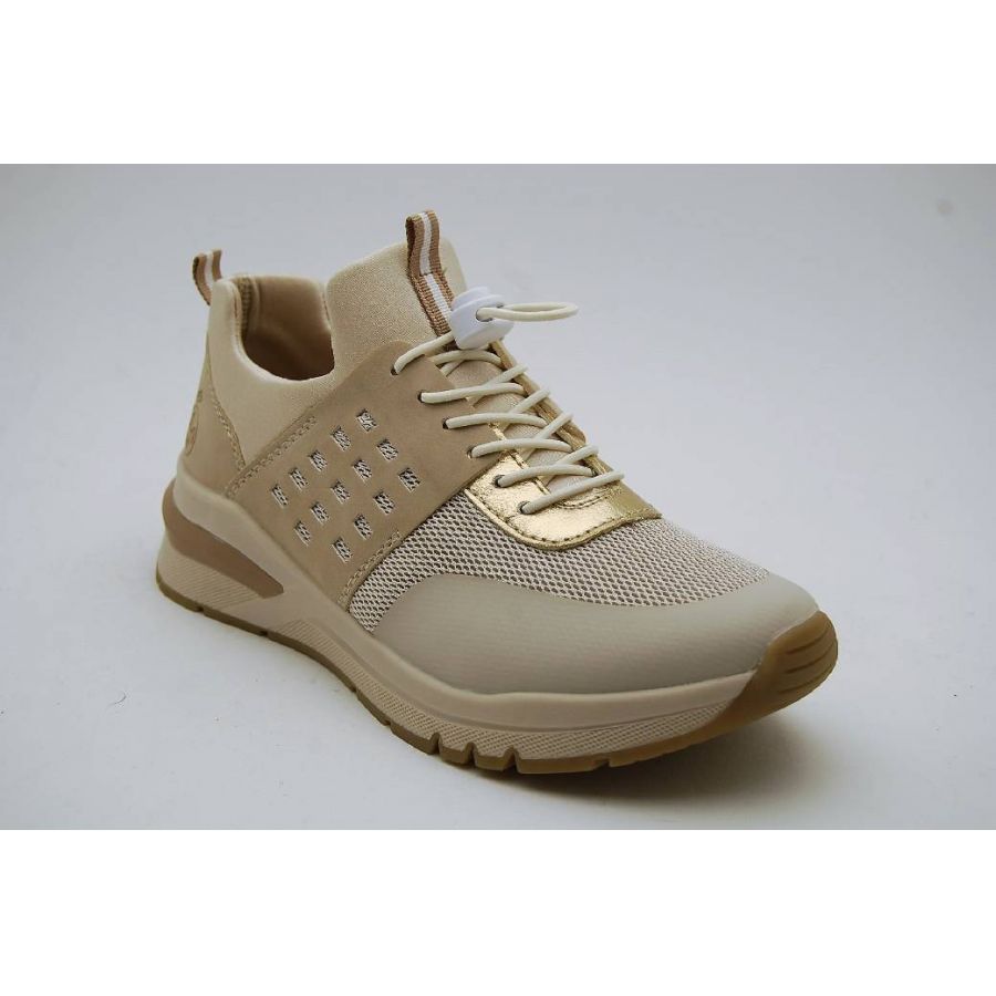 RIEKER beige sneaker resår