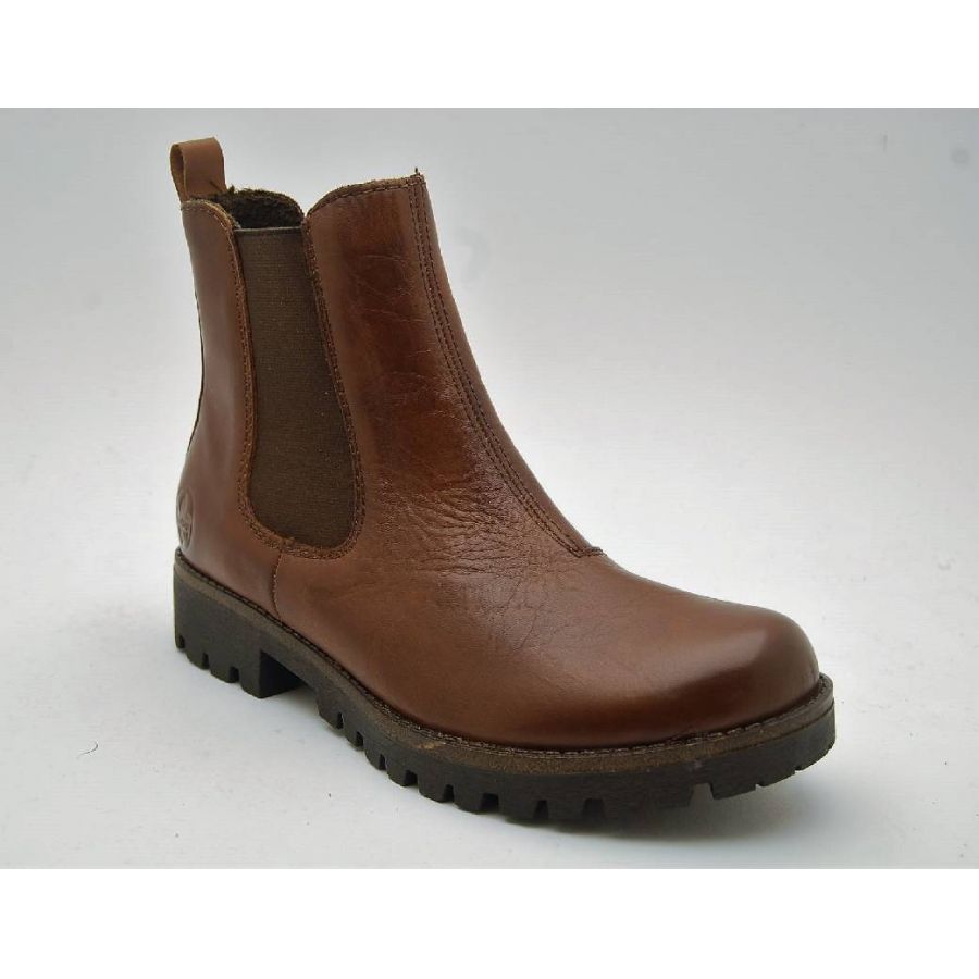 RIEKER brun resårboots