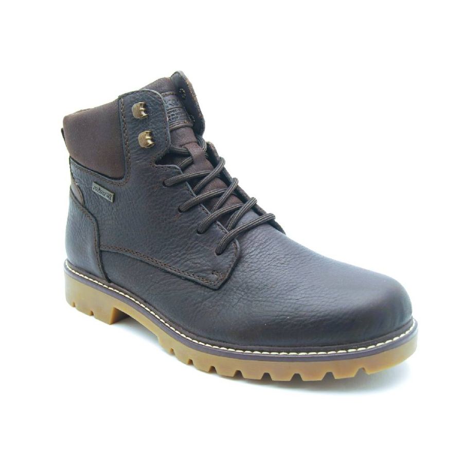 RIEKER brun TEX känga GREPP