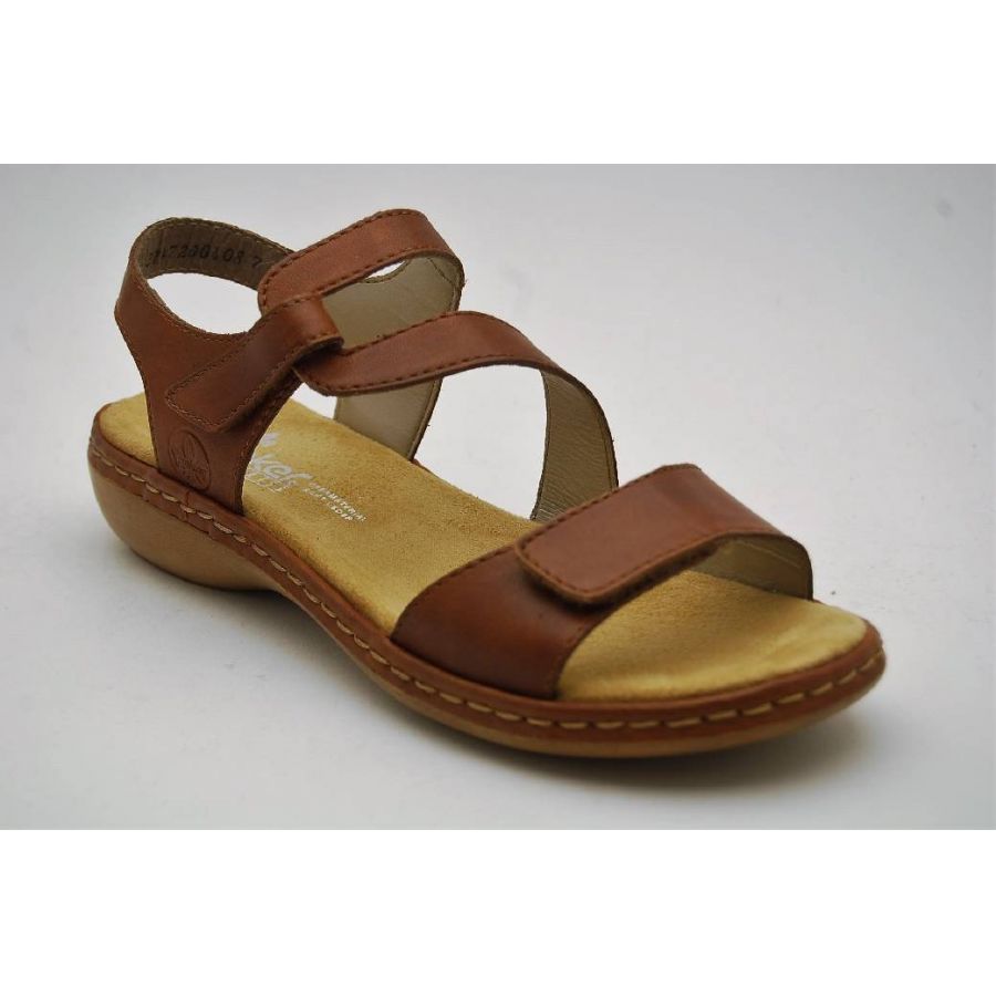 RIEKER cognac sandalett