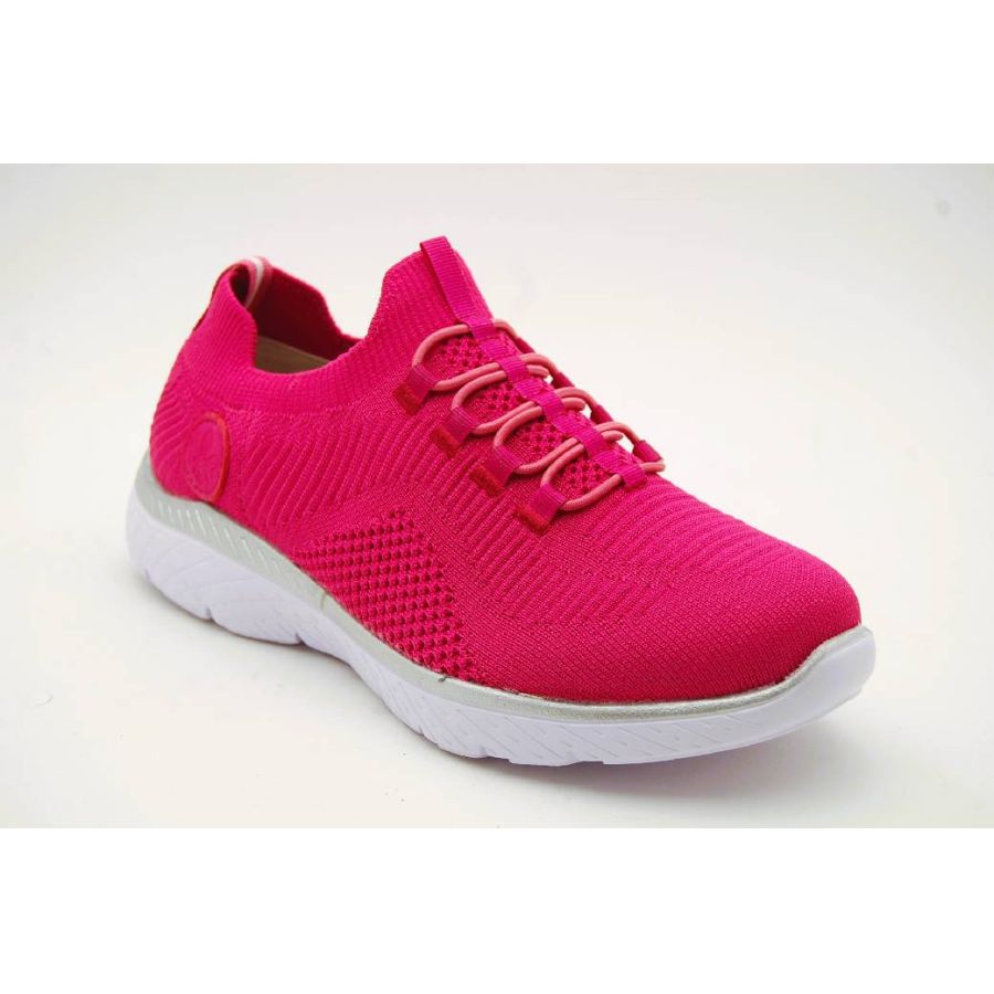 RIEKER fuxia sneaker resår