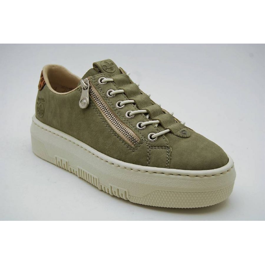 RIEKER grön sneaker
