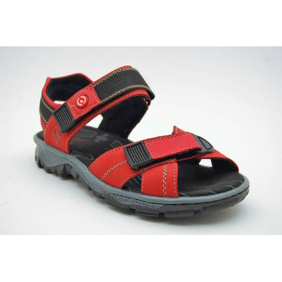 RIEKER röd sandal