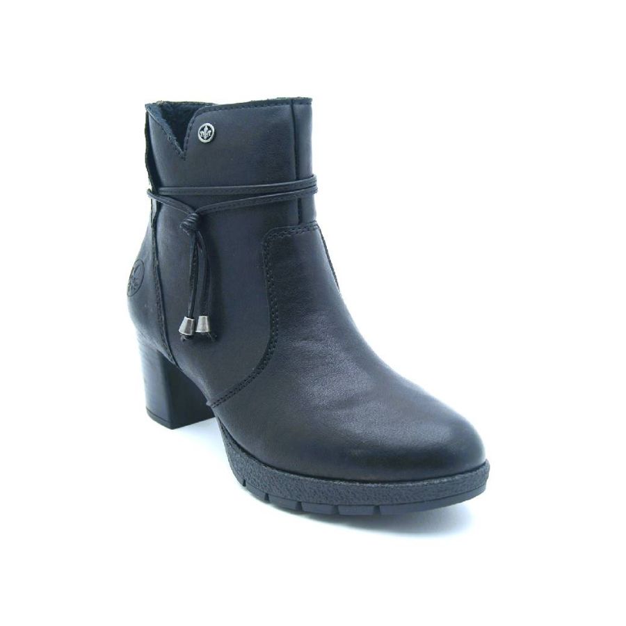 RIEKER svart hög boots