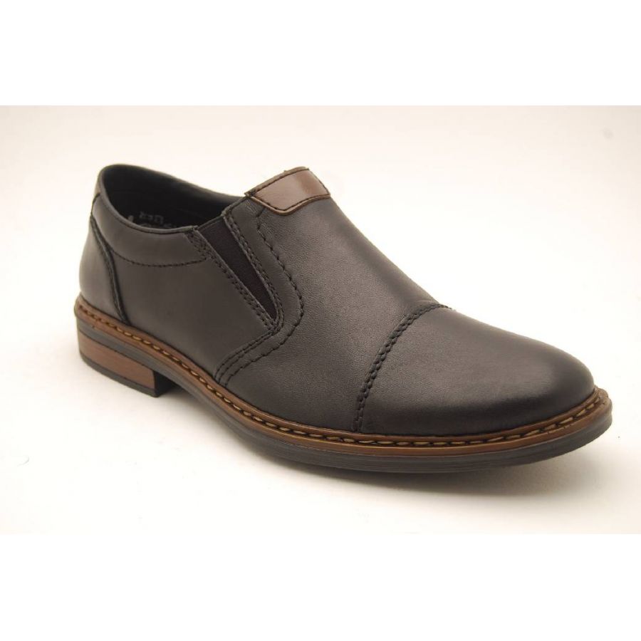RIEKER svart loafer
