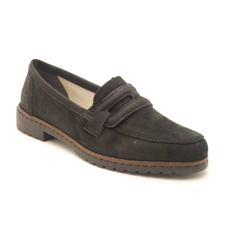 RIEKER svart loafer