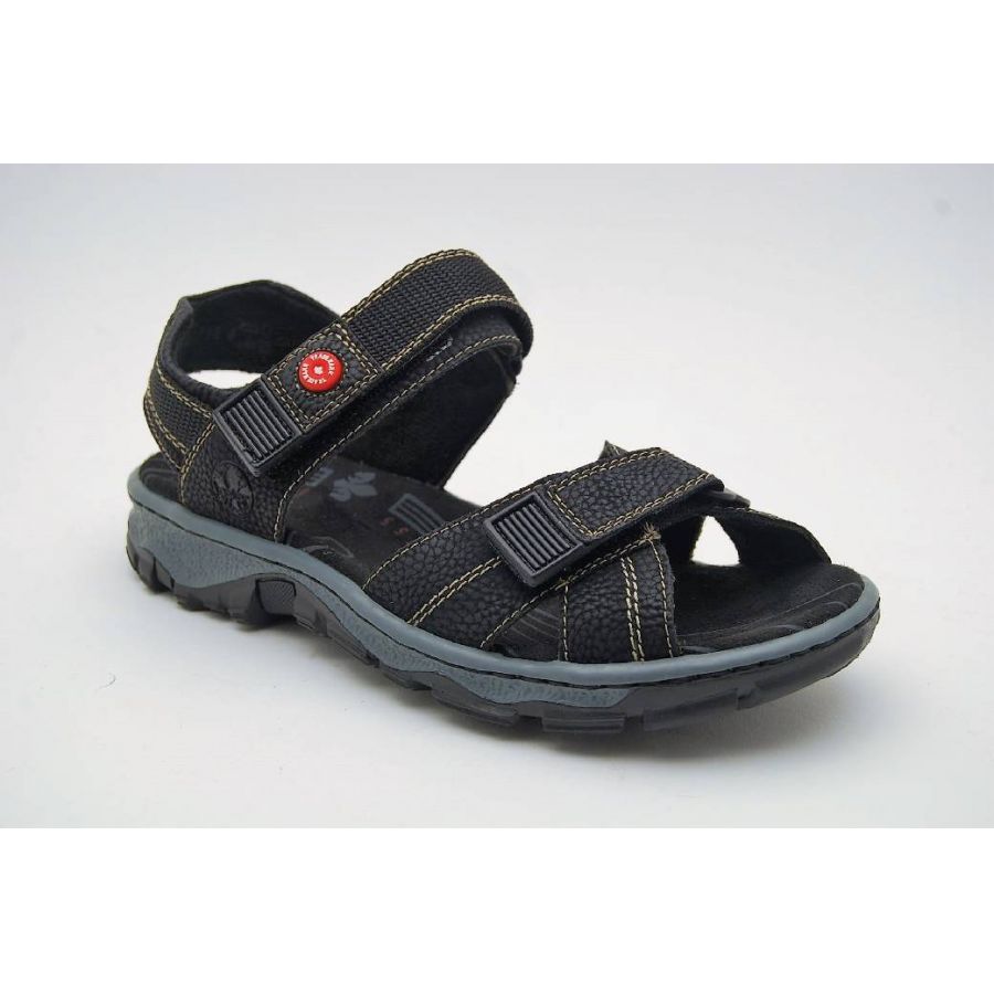 RIEKER svart sandal