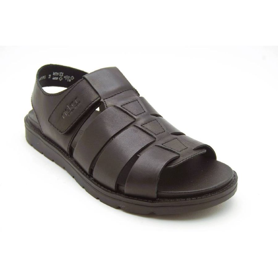 RIEKER svart sandal