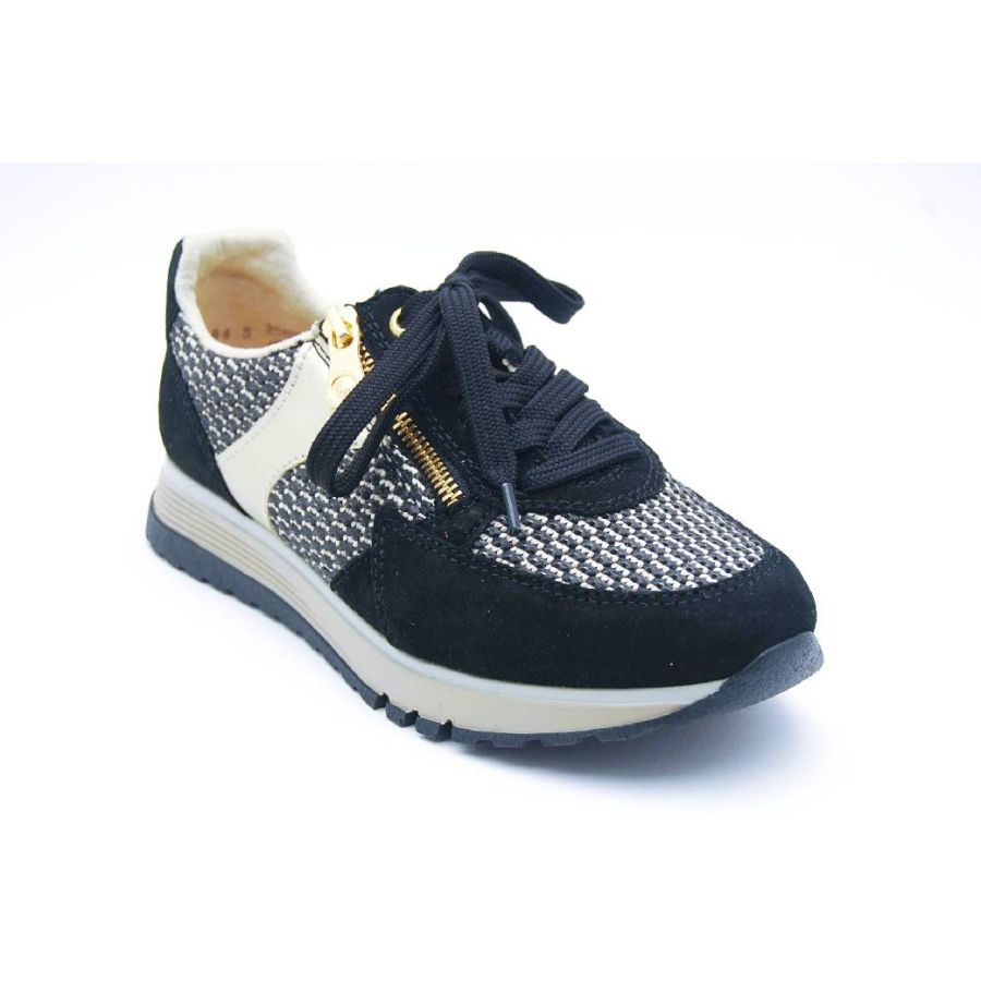 RIEKER svart sneaker H-VIDD