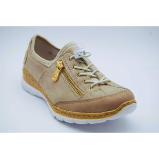 RIEKER beige promenad resår