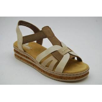 RIEKER beige sandal