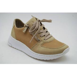 RIEKER beige sneaker dragkedja