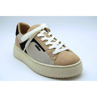 RIEKER beige/svart sneaker