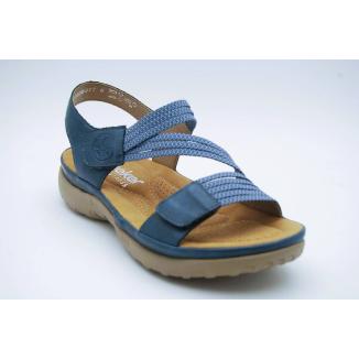 RIEKER blå sandal