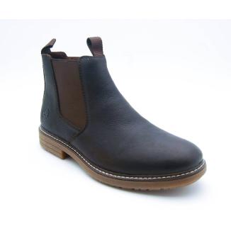 RIEKER brun boots resår