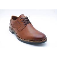 RIEKER brun slät snörsko