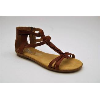 RIEKER cognac sandal