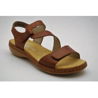 RIEKER cognac sandalett