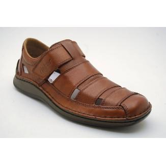 RIEKER cognac sandalsko