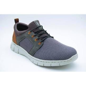 RIEKER grå sneaker resår