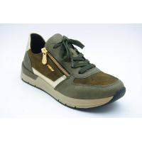 RIEKER grön sneaker dragkedja