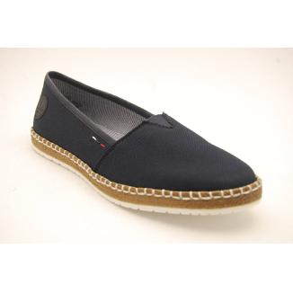 RIEKER navy tygsko slipon