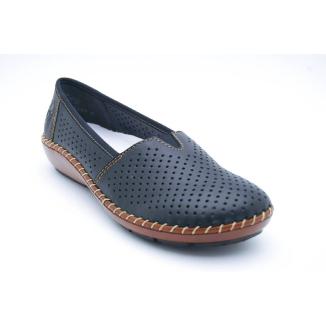 RIEKER svart ballerina perf