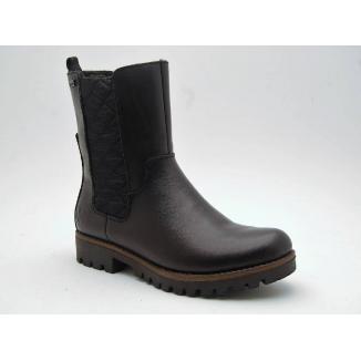 RIEKER svart bikerboots TEX